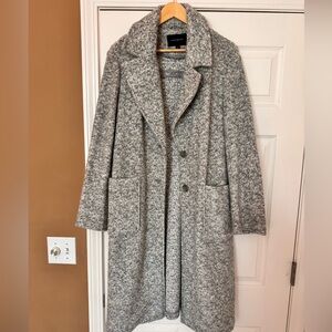 Banana Republic Factory ✨ Grey Marled Coat